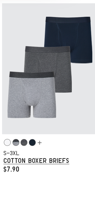 PDP 6 - MEN COTTON BOXER BRIEFS