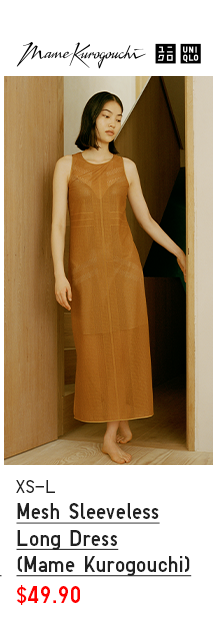 BANNER 3 - MESH SLEEVELESS LONG DRESS MAME KUROGOUCHI
