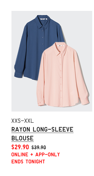PDP 11 - WOMEN RAYON LONG SLEEVE BLOUSE