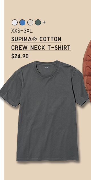 PDP 5 - MEN SUPIMA COTTON CREW NECK T-SHIRT