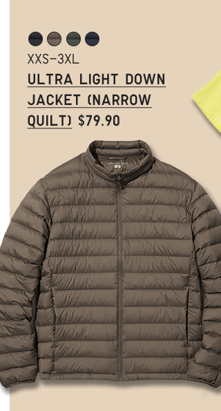 PDP 7 - MEN ULTRA LIGHT DOWN JACKET NARROW QUILT