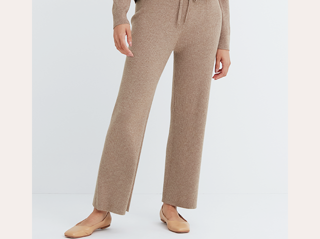 PDP2 - WOMEN WASHABLE KNIT RIBBED PANTS