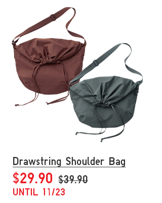 PDP 11 - DRAWSTRING SHOULDER BAG