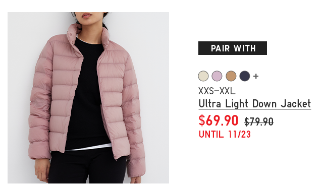 PDP 4 - WOMEN ULTRA LIGHT DOWN JACKET