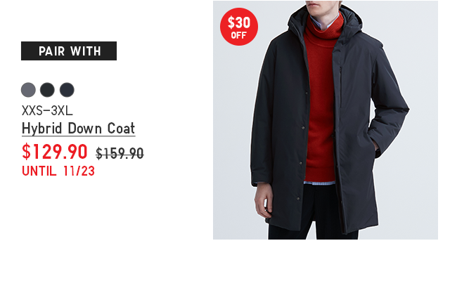 PDP 6 - MEN HYBRID DOWN COAT