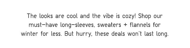 SUB - THE LOOKS ARE COOL AND THE VIBE IS COZY!
