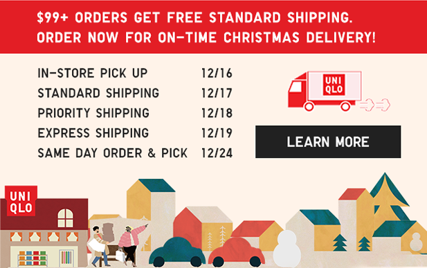 BANNER 5 - $99+ ORDERS GET FREE STANDARD SHIPPING, ORDER NOW FOR ON-TIME CHRISTMAS DELIVERY! LEARN MORE.