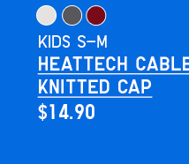 PDP 22 - KIDS HEATTECH CABLE KNITTED CAP