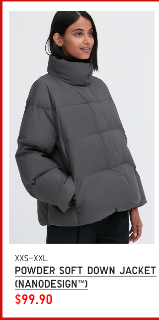 PDP13 - WOMEN POWDER SOFT DOWN JACKET NANODESIGN