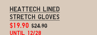 PDP6 - HEATTECH LINED STRETCH GLOVES