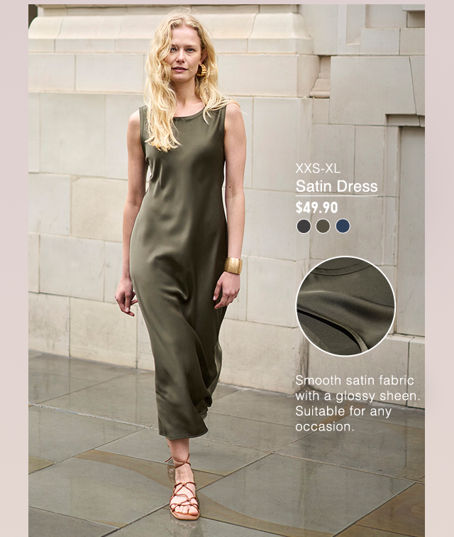 PDP1 - WOMEN SATIN DRESS