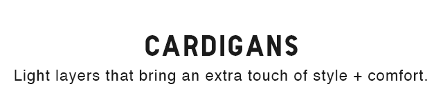 HEADER 2 - CARDIGANS