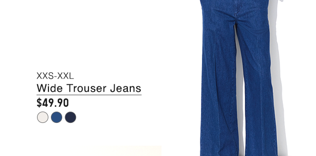 PDP4 - WOMEN WIDE TROUSER JEANS