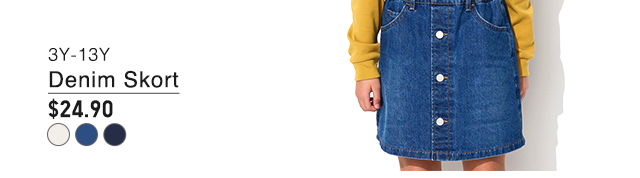 PDP8 - KIDS DENIM SKORT