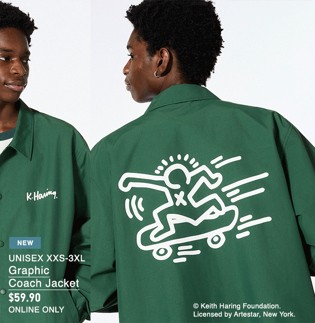 HERO - UNISEX GRAPHIC COACH JACKET
