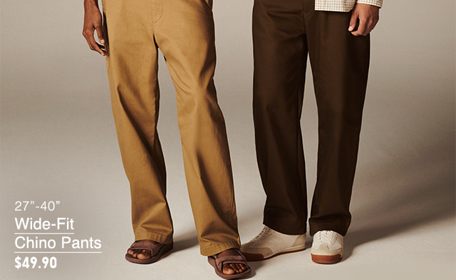 PDP13 - MEN WIDE FIT CHINO PANTS