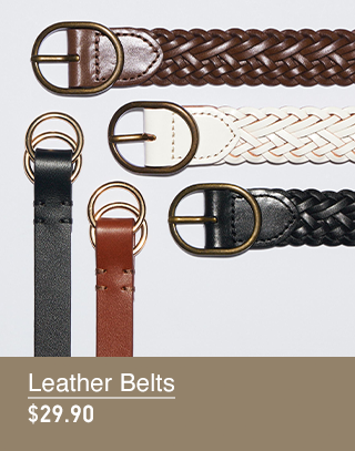 PDP19 - LEATHER BELTS