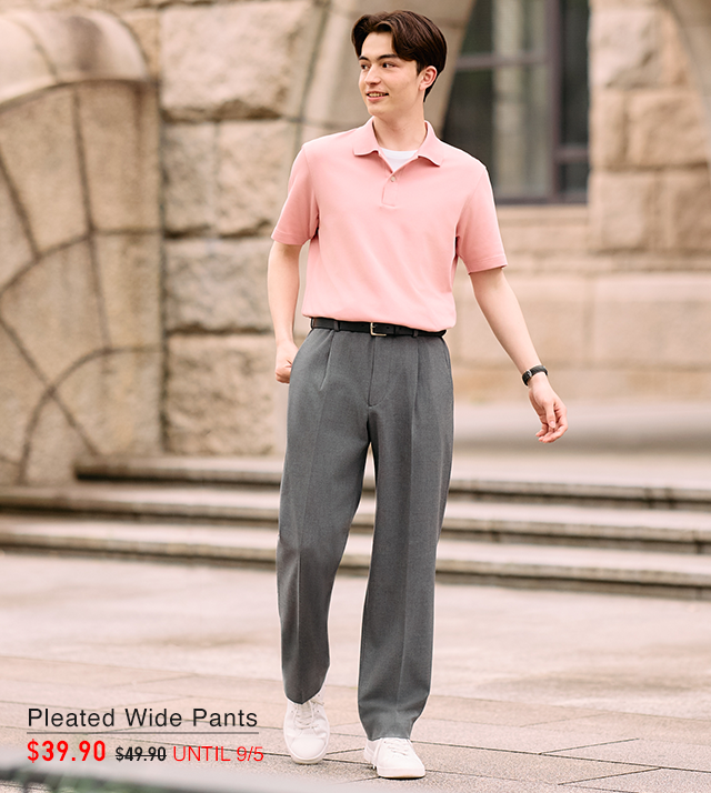 PDP1 - MEN PLEATED PANTS