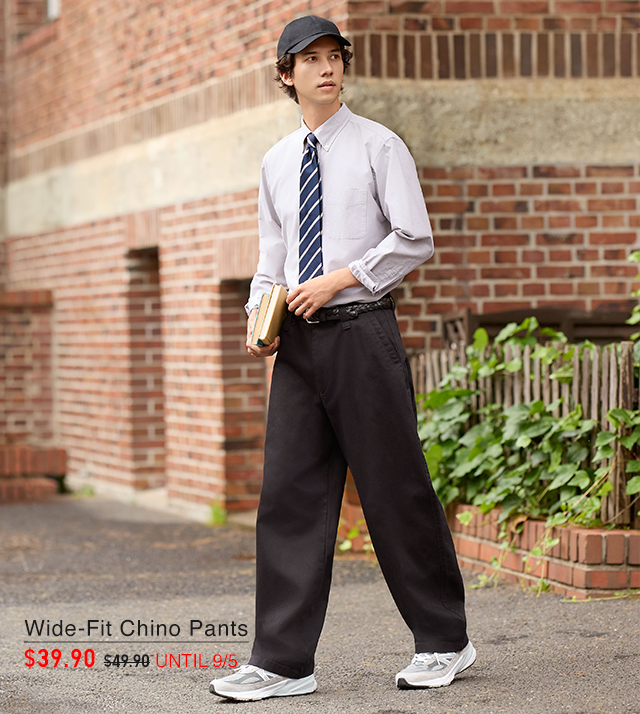 PDP3 - MEN WIDE FIT CHINO PANTS