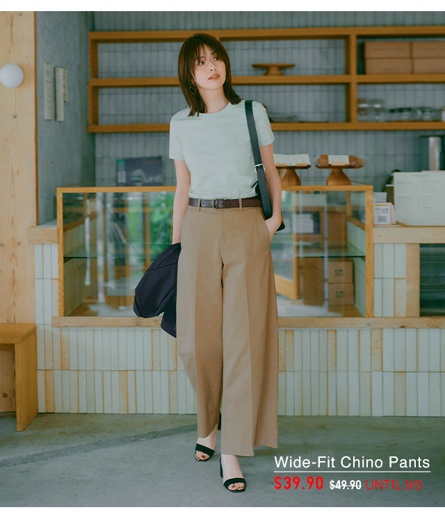 PDP4 - WOMEN WIDE FIT CHINO PANTS