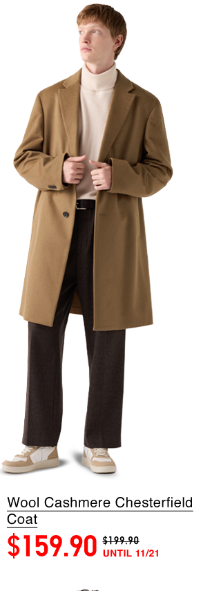 PDP 15 - MEN WOOL CASHMERE CHESTERFIELD COAT