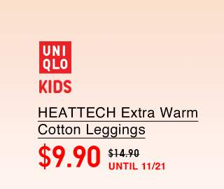 PDP 7 - KIDS HEATTECH EXTRA WARM COTTON LEGGINGS