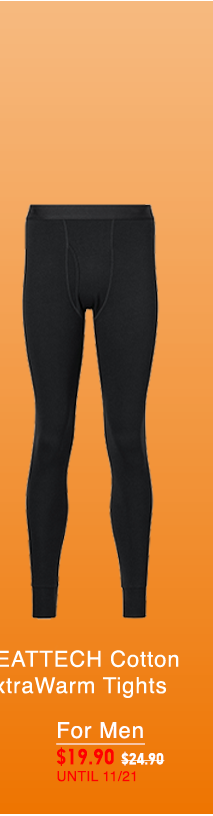 PDP 8 - MEN HEATTECH COTTON EXTRA WARM TIGHTS