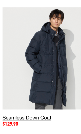 PDP2 - MEN SEAMLESS DOWN COAT