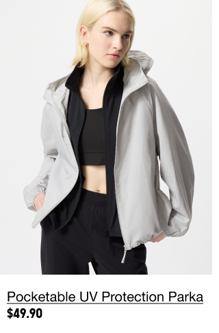 PDP1 - WOMEN POCKETABLE UV PROTECTION PARKA
