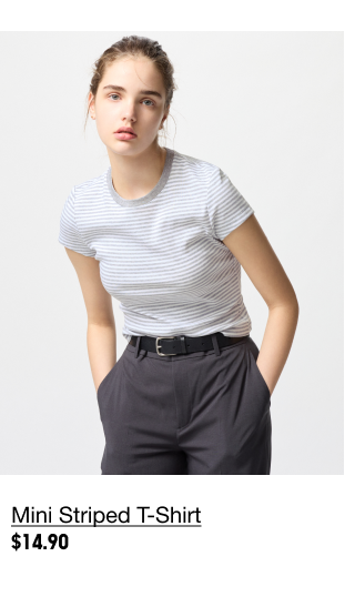 PDP3 - WOMEN MINI STRIPED T-SHIRT