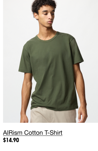 PDP6 - MEN AIRISM COTTON T-SHIRT