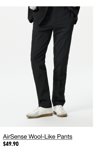 PDP7 - MEN AIRSENSE WOOL LIKE PANTS