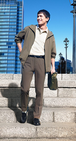 PDP17 - MEN POCKETABLE UV PROTECTION PARKA AND AIRSENSE PANTS