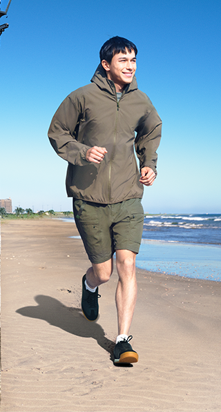 PDP18 - MEN POCKETABLE UV PROTECTION PARKA AND GEARED PANTS