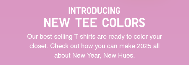 SUB - INTRODUCING NEW TEE COLORS