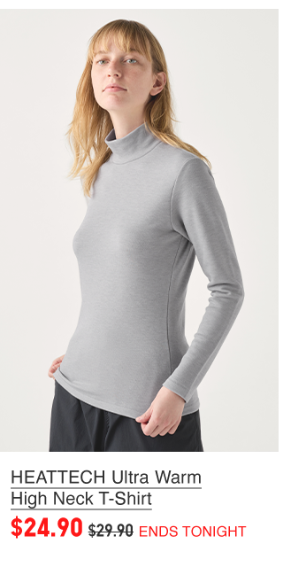 PDP7 - WOMEN HEATTECH ULTRA WARM HIGH NECK T-SHIRT