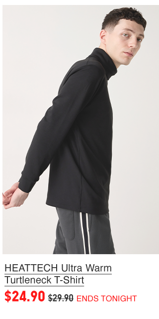 PDP8 - MEN HEATTECH ULTRA WARM TURTLENECK T-SHIRT