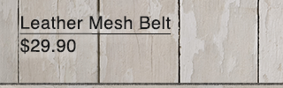 PDP5 - LEATHER MESH BELT