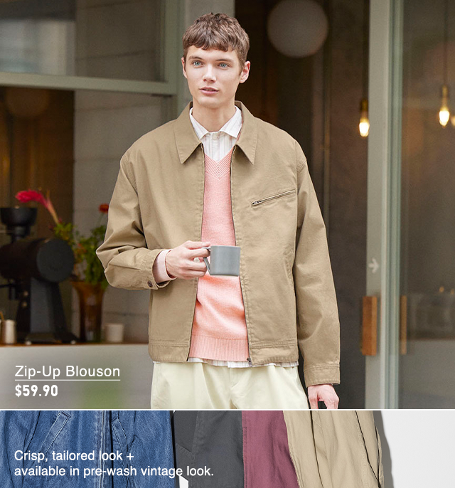 PDP3 - MEN ZIP UP BLOUSON