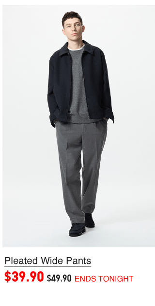 PDP5 - MEN PLEATED WIDE PANTS