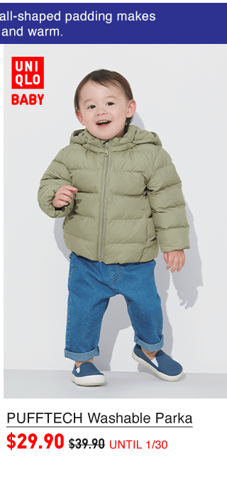PDP10 - BABY PUFFTECH WASHABLE PARKA