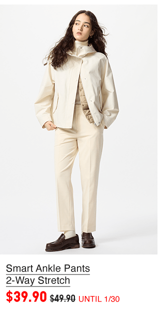 PDP2 - WOMEN SMART ANKLE PANTS 2 WAY STRETCH