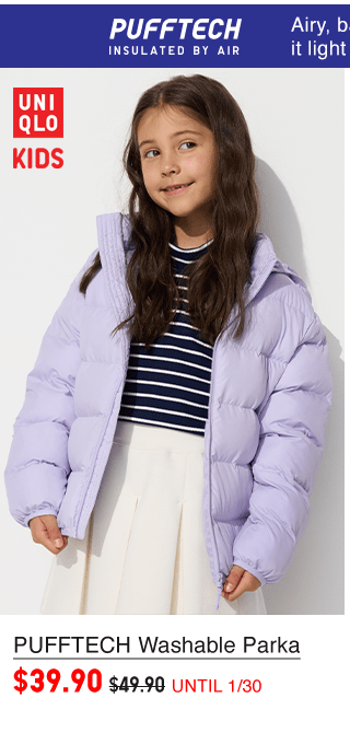 PDP9 - KIDS PUFFTECH WASHABLE PARKA