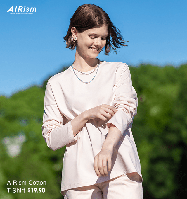 HERO - WOMEN AIRISM COTTON T-SHIRT