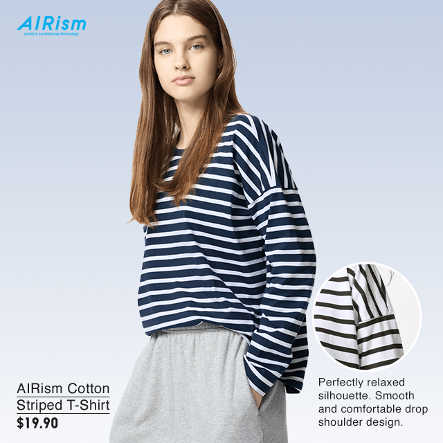 PDP1 - AIRISM COTTON STRIPED T-SHIRT