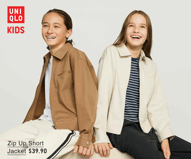 PDP10 - KIDS ZIP UP SHORT JACKET