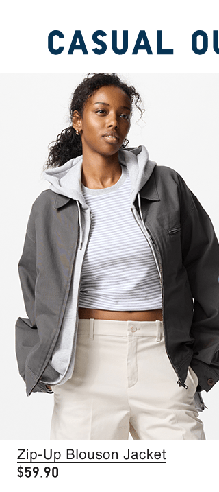 PDP8 - ZIP-UP BLOUSON JACKET