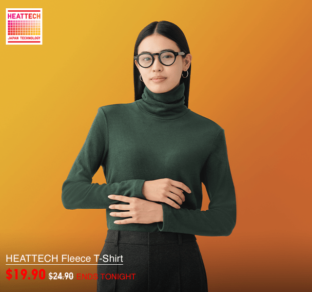PDP1 - WOMEN HEATTECH FLEECE T-SHIRT