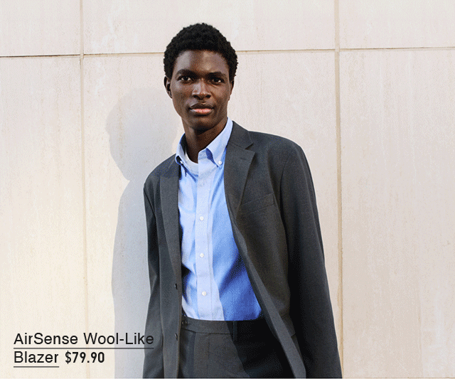 HERO - MEN AIRSENSE WOOL LIKE BLAZER AND WOMEN AIRSENSE RELAXED JACKET