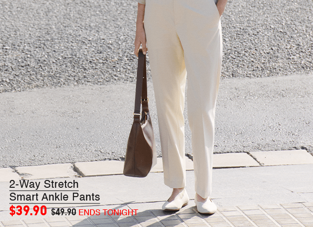 PDP2 - WOMEN 2 WAY STRETCH SMART ANKLE PANTS